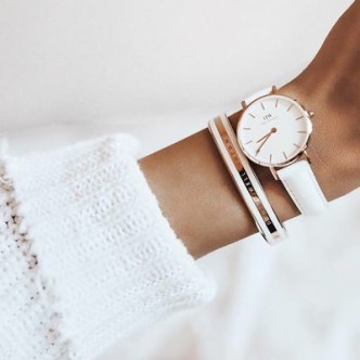 1 - Bracciale donna Daniel Wellington DW00400007 acciaio 316L