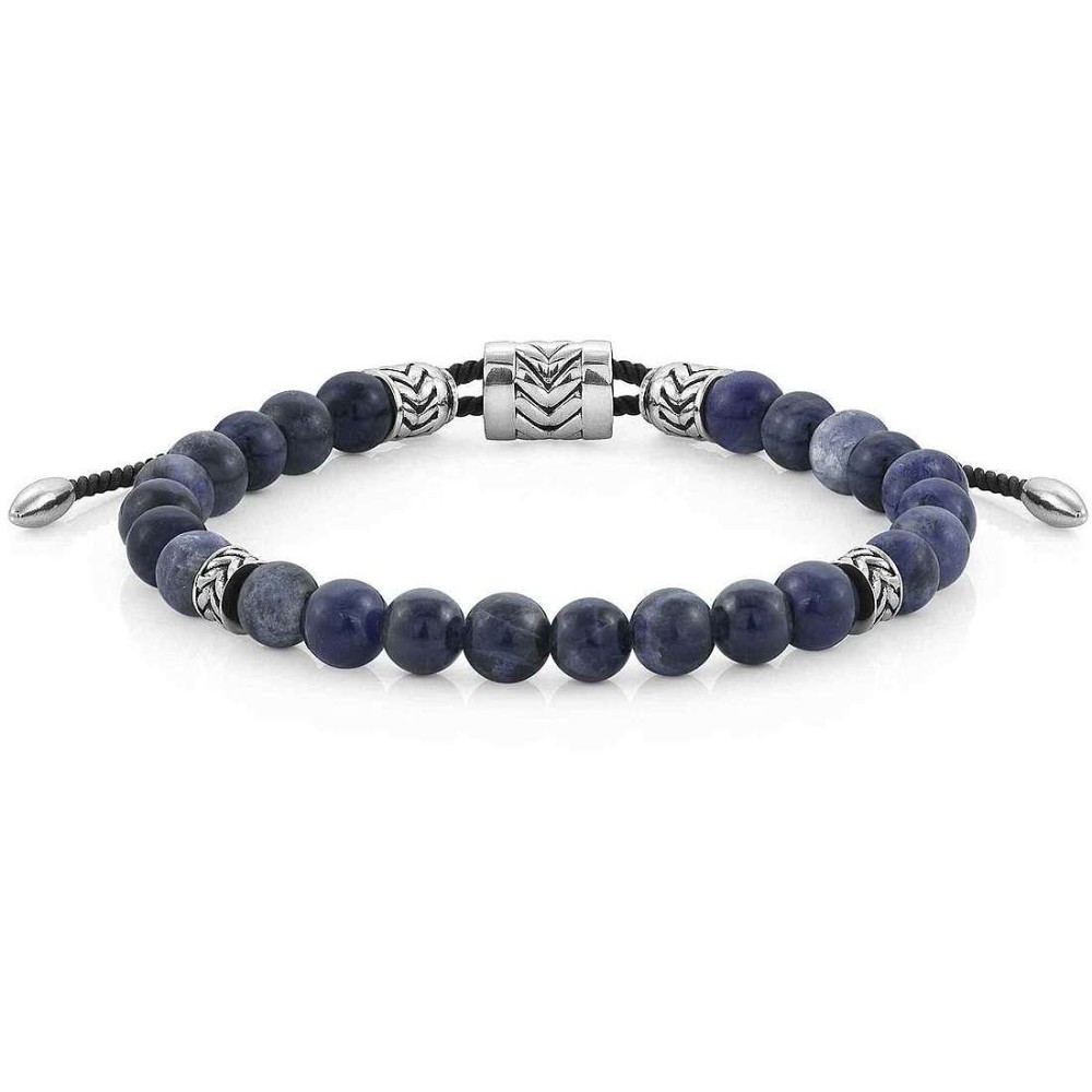 1 - Bracciale sodalite uomo Nomination 027916/034 acciaio 316L collezione Instinct edizione Marina