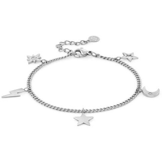 1 - Bracciale donna Nomination 028100/050 acciaio 316L collezione Stardust