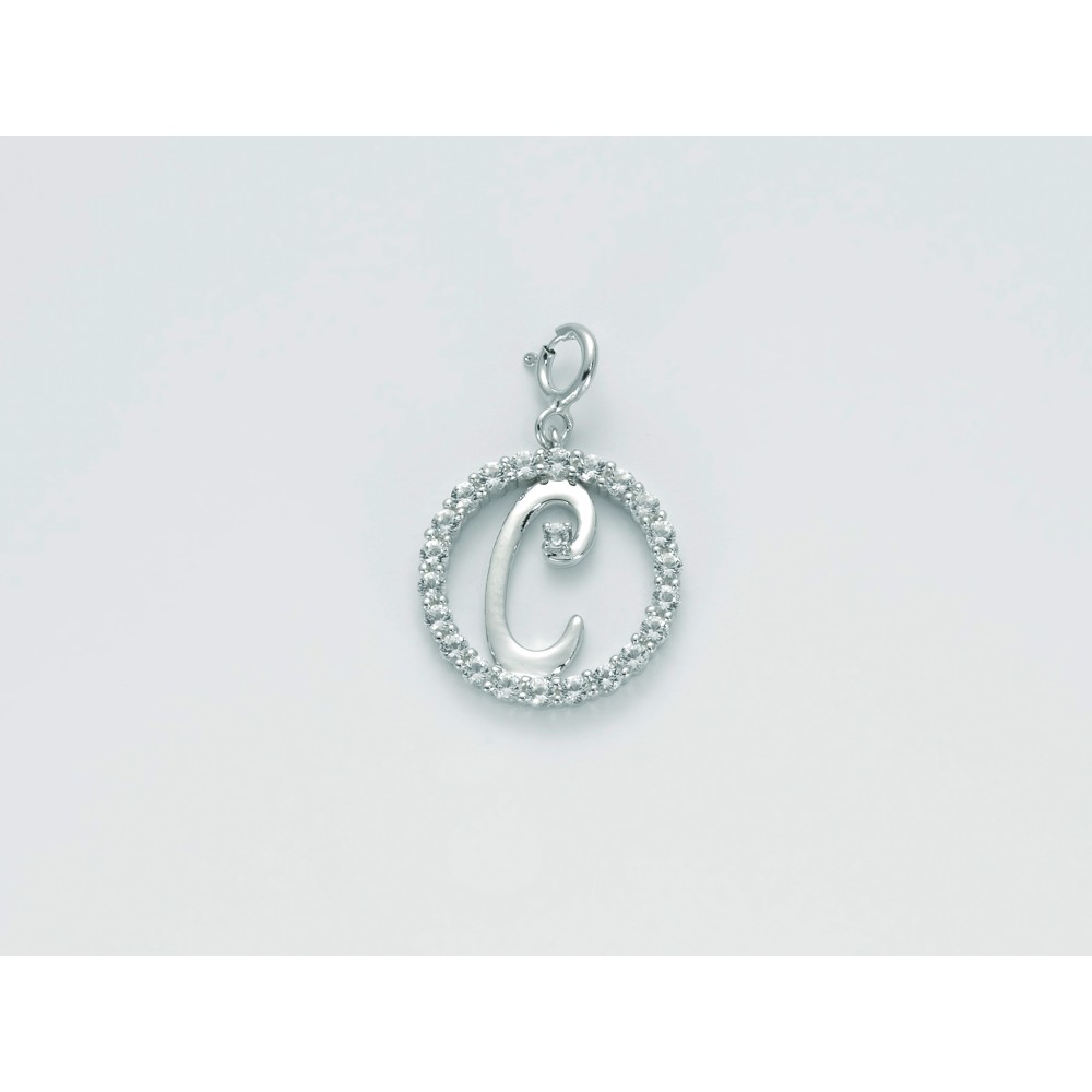 1 - Miluna woman pendant PFD857-C 925 silver with topazes from the Natural Brio collection