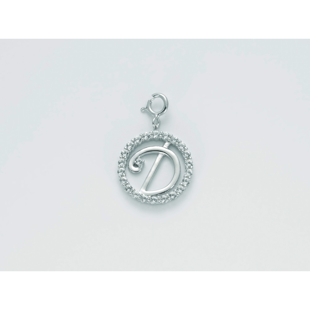 1 - Miluna woman pendant PFD857-D 925 silver with topazes from the Natural Brio collection