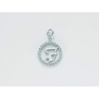 1 - Miluna woman pendant PFD857-F 925 silver with topazes from the Natural Brio collection