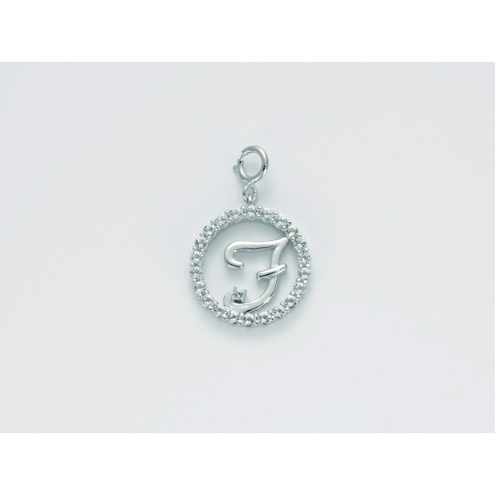 1 - Miluna woman pendant PFD857-F 925 silver with topazes from the Natural Brio collection