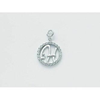 1 - Miluna woman pendant PFD857-H 925 silver with topazes from the Natural Brio collection