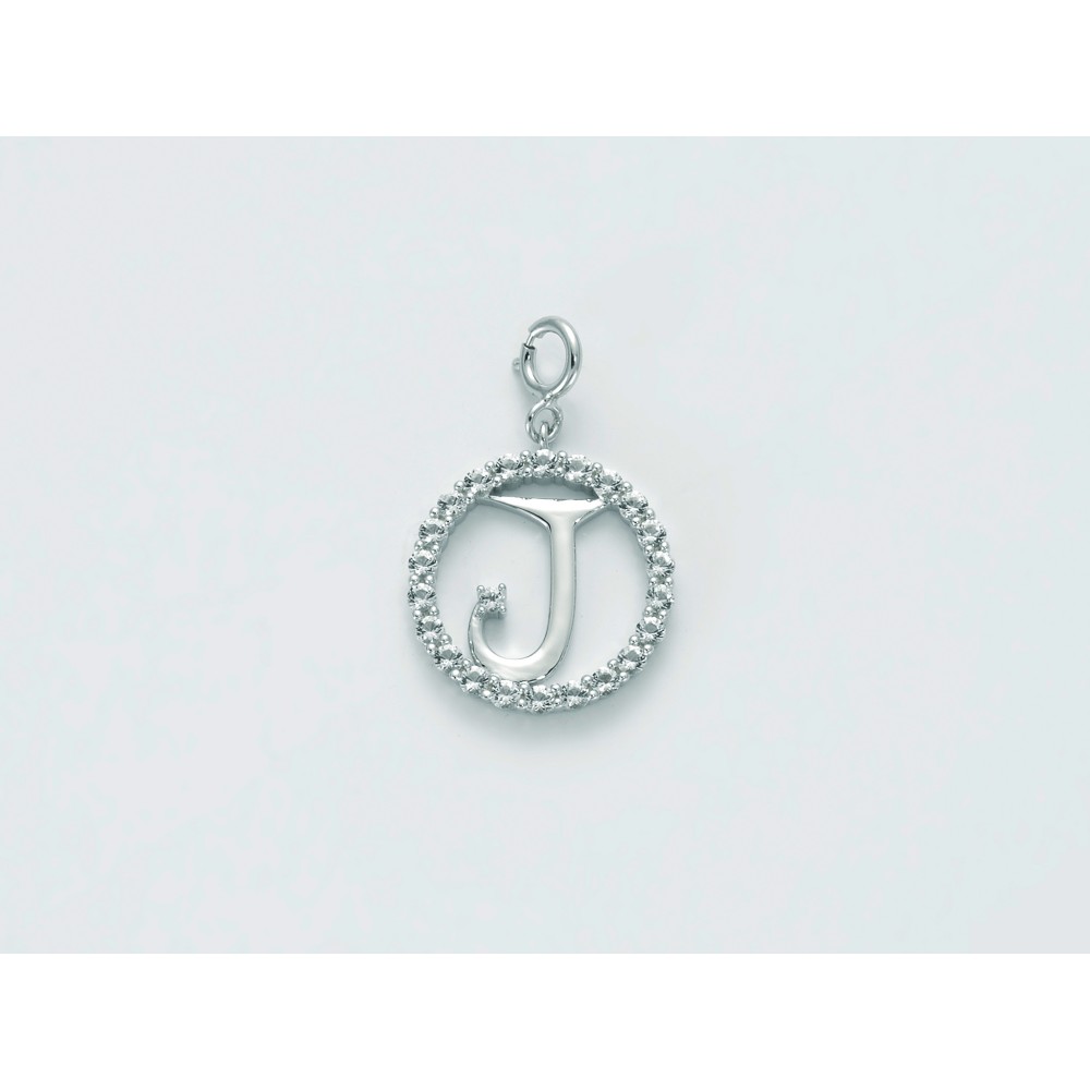 1 - Miluna woman pendant PFD857-J 925 silver with topazes from the Natural Brio collection