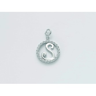 1 - Miluna woman pendant PFD857-S 925 silver with topazes from the Natural Brio collection