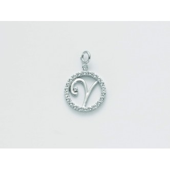 1 - Miluna woman pendant PFD857-V 925 silver with topazes from the Natural Brio collection