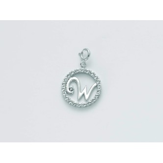 1 - Miluna woman pendant PFD857-W 925 silver with topazes from the Natural Brio collection