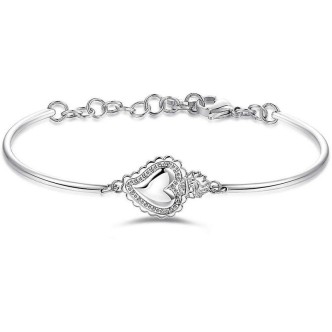 1 - Bracciale Brosway BHK225 in acciaio con medaglietta Sacro Cuore collezione Chakra