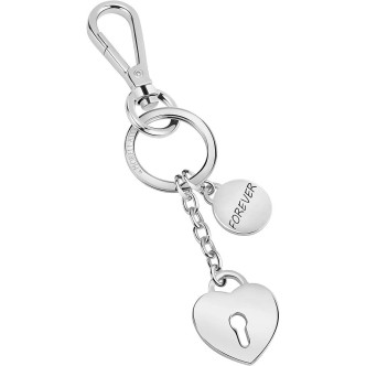 1 - Morellato SD7146 four-leaf clover keychain metal alloy Heart Forever collection