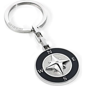 1 - Wind rose keychain man Morellato SU5116 steel Travel collection