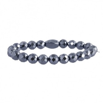 1 - Bracciale Pepite donna Marlù 18BR101E-8 Ematite collezione Basi