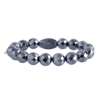 1 - Bracciale Pepite donna Marlù 18BR101E-10 Ematite collezione Basi