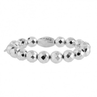 1 - Bracciale Pepite donna Marlù 18BR101-10 Ematite collezione Basi