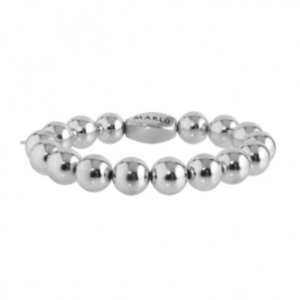 1 - Bracciale Pepite donna Marlù 18BR070 Ematite collezione Basi