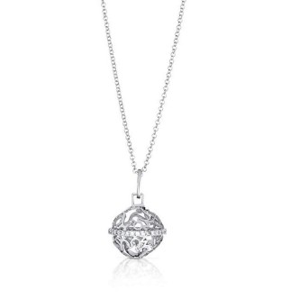 1 - Chiama Angeli Roberto Giannotti SFA112 necklace in silver with zircons