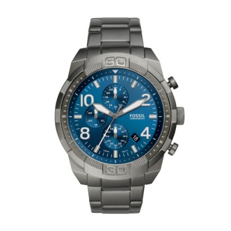 1 - Fossil FS5711 man chronograph watch steel Bronson collection