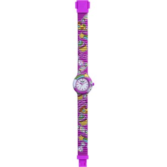 1 - Orologio solo tempo bambino Hip Hop HWU0993 silicone collezione Kids Fun