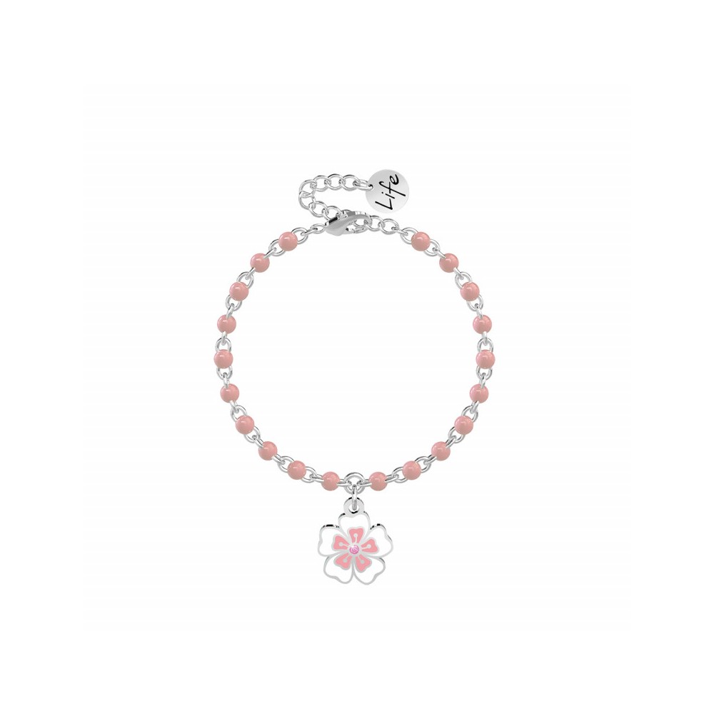 1 - Kidult cherry blossom bracelet woman 731834 316L steel Nature collection