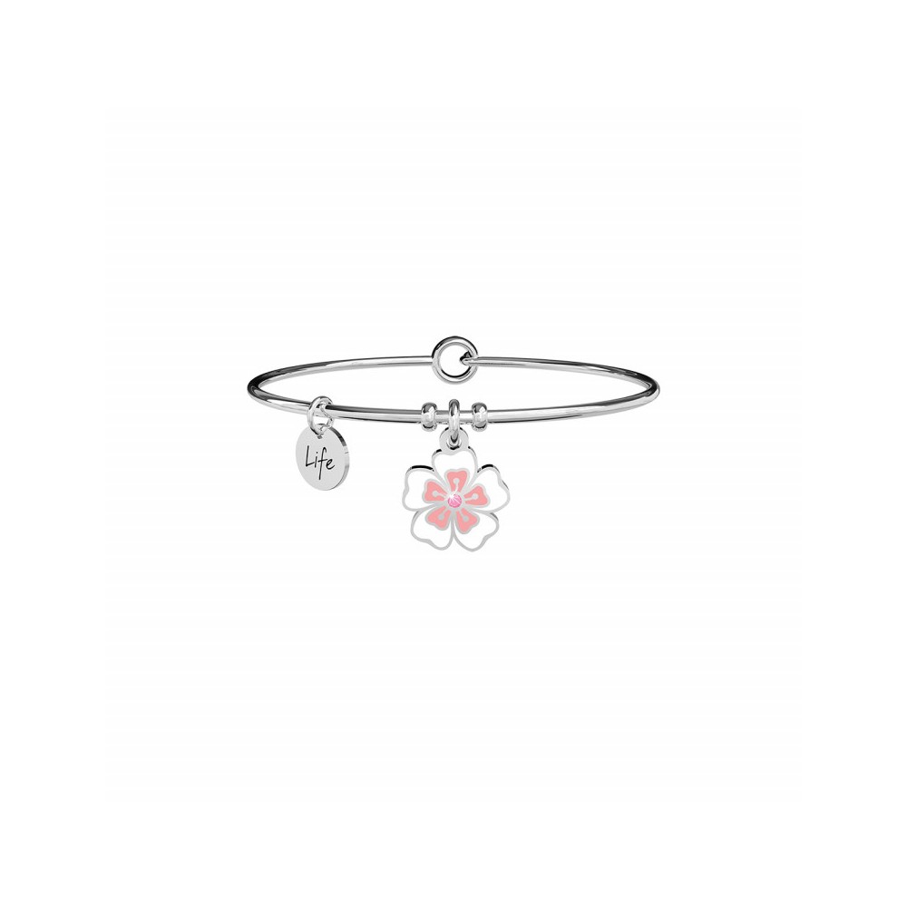 1 - Kidult cherry blossom bracelet woman 731744 316L steel Nature collection