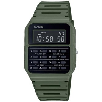 1 - Orologio calcolatrice digitale unisex Casio CA-53WF-3BEF gommato CASIO Vintage