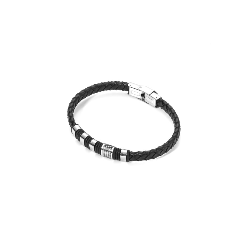 1 - Bracciale uomo gomma 4US Cesare Paciotti 4UBR2887 collezione Francy