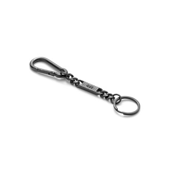 1 - Portachiavi uomo 4US Cesare Paciotti 4UPC3516 acciaio collezione Black Keychain