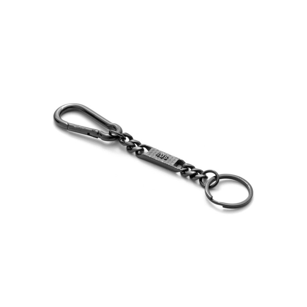 1 - Portachiavi uomo 4US Cesare Paciotti 4UPC3516 acciaio collezione Black Keychain