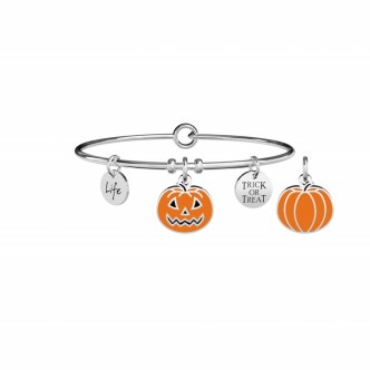 1 - Hallowen woman bracelet Kidult 731866 316L steel Symbols collection