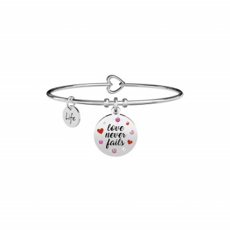 1 - Bracciale Love nevere Fails Kidult donna 731873 acciaio 316L collezione Love