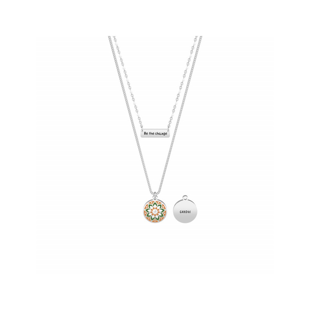 1 - Ghandi Kidult women's necklace 751201 316L steel Official Ghandi Collection