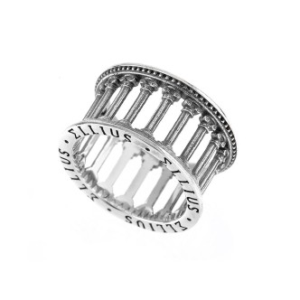 1 - Roman temple ring Ellius woman jewelry R086 / 10 925 silver Ellius collection