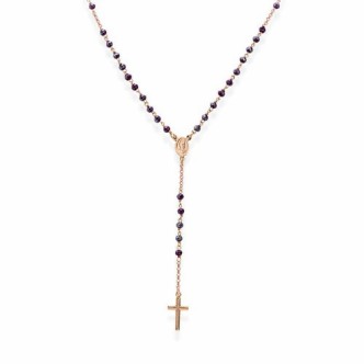 1 - Collana Rosario CRORA4 Argento 925 collezione Rosari