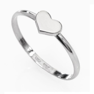 1 - Amen AHB-12 Ring Silver 925 Heart collection