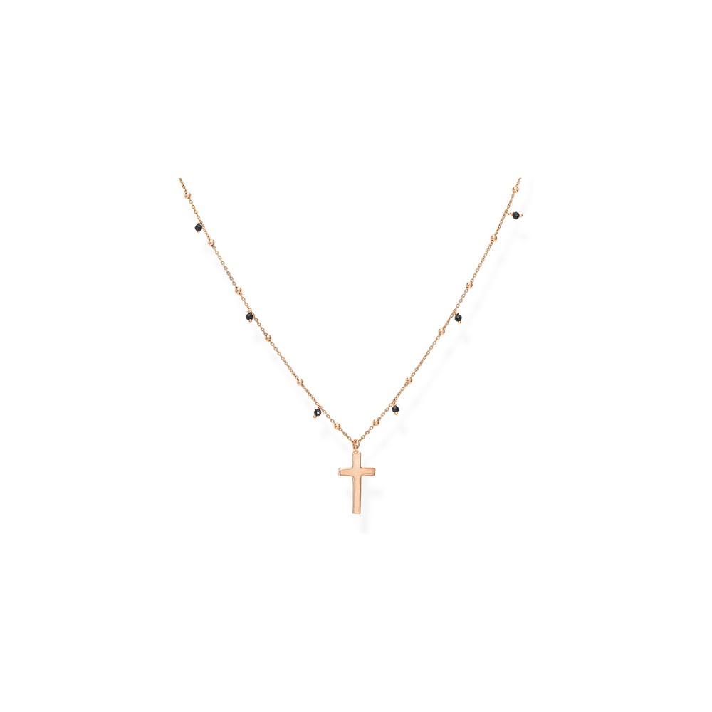 1 - Collana croce Amen donna CLCRRN1 Argento 925 collezione Candy Charm