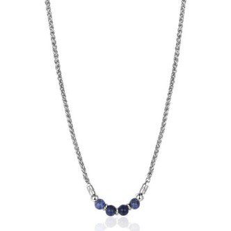 1 - Brosway sodalite man necklace BTJNS105 316L steel TJMAN collection