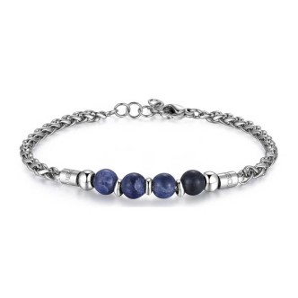 1 - Bracciale Brosway sodalite uomo BTJNS109 acciaio 316L collezione TJMAN