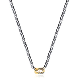 1 - Brosway man necklace BKD02 316L steel K2 collection