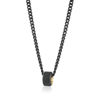 1 - Brosway man necklace BDH02 316L steel Doha collection