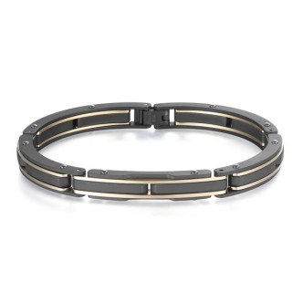 1 - Brosway man bracelet BDH14 316L steel Doha collection