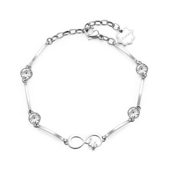 1 - Bracciale Brosway infinito Chakra BHKB029 acciaio 316L