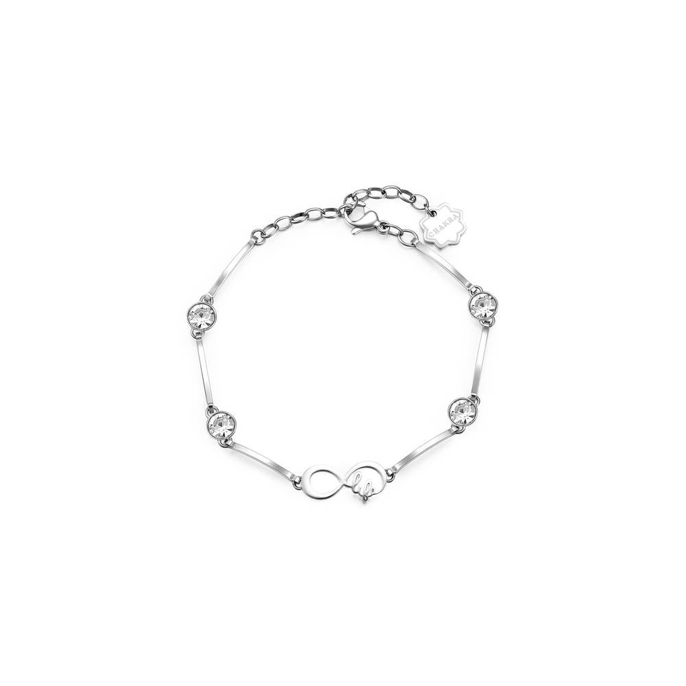 1 - Bracciale Brosway infinito Chakra BHKB029 acciaio 316L