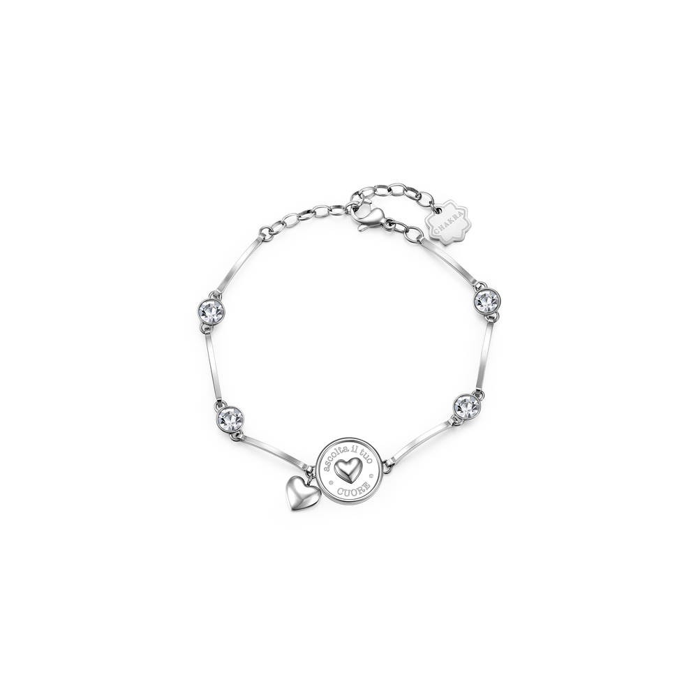 1 - Bracciale Brosway cuore Chakra BHKB039 acciaio 316L