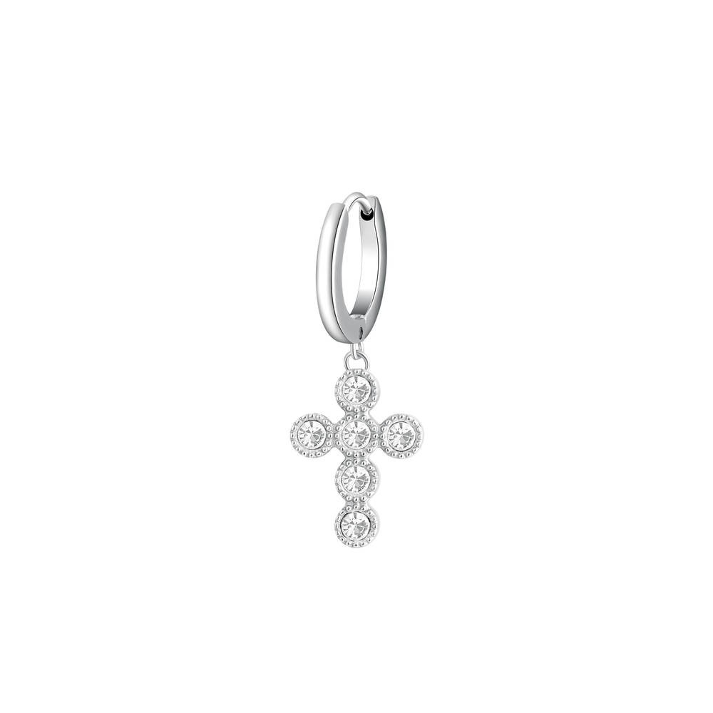 1 - Brosway Chakra single earring cross BHKE018 316L steel