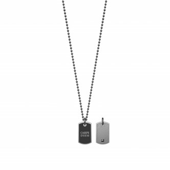 1 - Carpe Diem Kidult men's necklace 751187 316L steel Philosophy collection