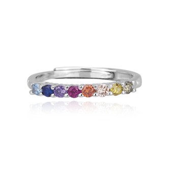 1 - Eternity ring Mabina woman with cubic zirconia 523158 925 silver