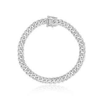 1 - Bracciale groumette Mabina donna 533334-M Argento 925