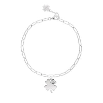 1 - Four-leaf clover bracelet Mabina woman 533403 Silver 925