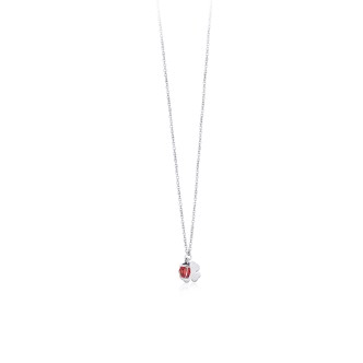 1 - Collana coccinella Mabina donna 553044 Argento 925