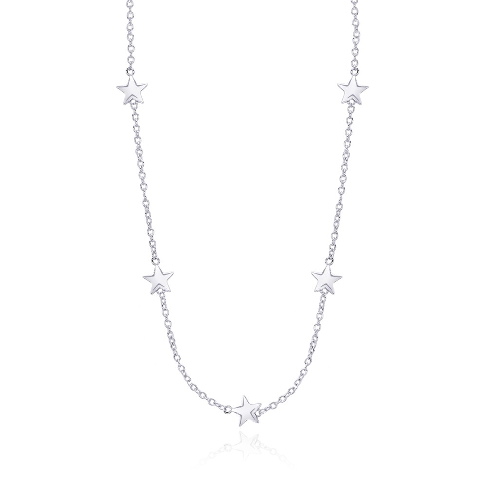 1 - Mabina woman star necklace 553220 925 silver